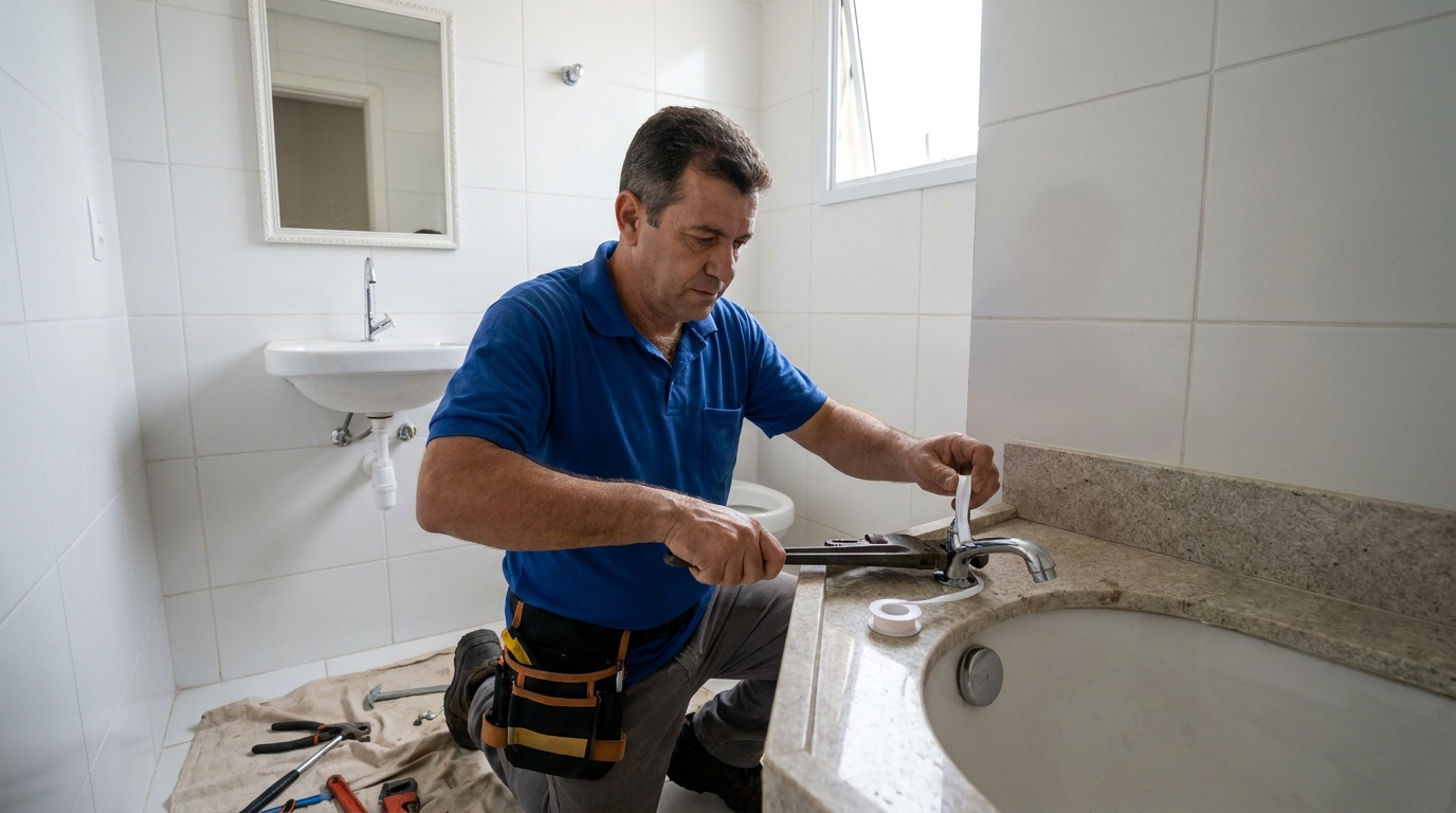 Instalação de torneira de cozinha em Passo Fundo‑RS